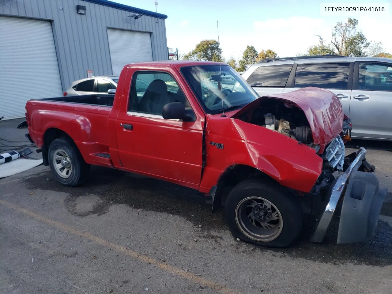 2001 Ford Ranger VIN: 1FTYR10C91PA41616 Lot: 76031214