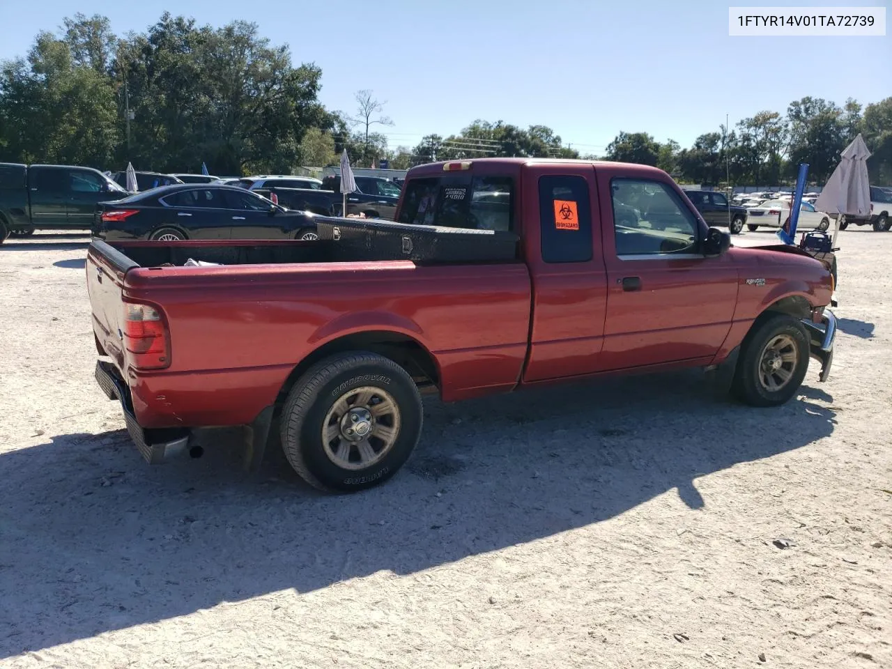 2001 Ford Ranger Super Cab VIN: 1FTYR14V01TA72739 Lot: 76370234