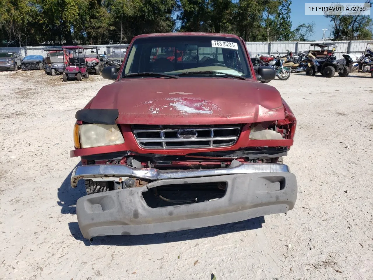 2001 Ford Ranger Super Cab VIN: 1FTYR14V01TA72739 Lot: 76370234