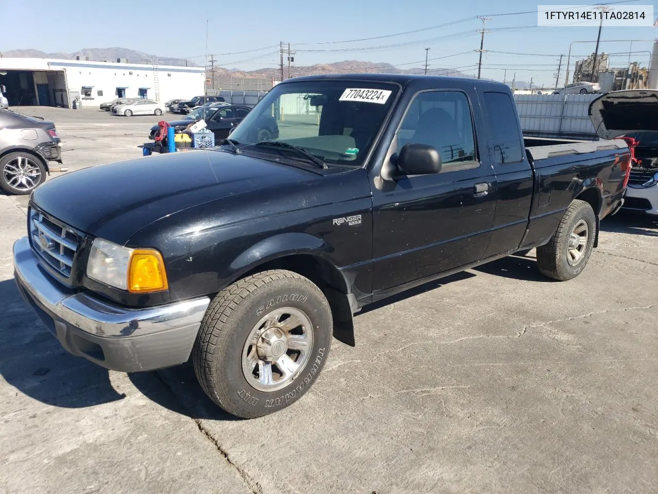 2001 Ford Ranger Super Cab VIN: 1FTYR14E11TA02814 Lot: 77043224