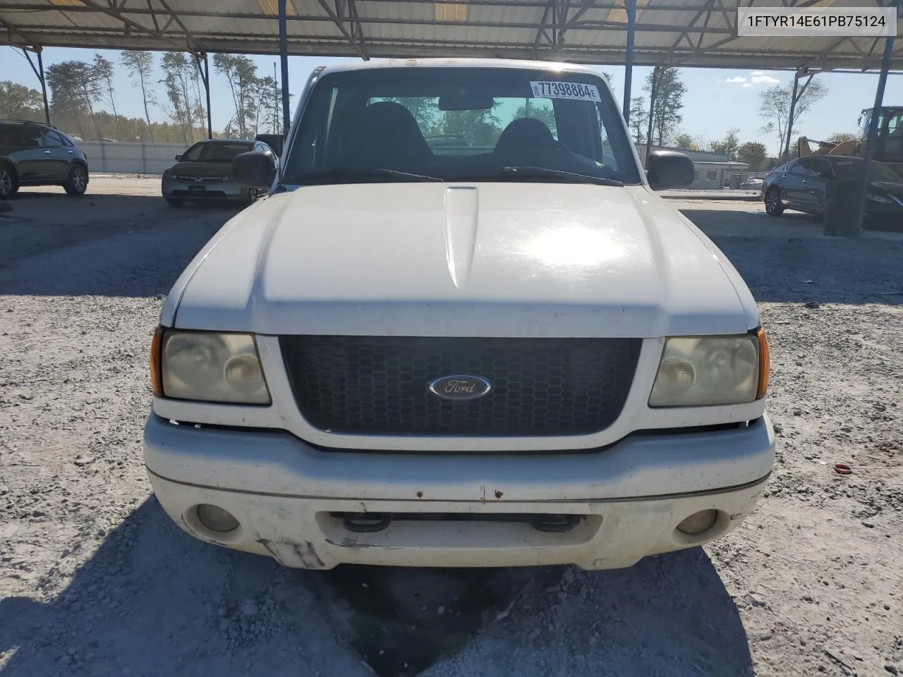 2001 Ford Ranger Super Cab VIN: 1FTYR14E61PB75124 Lot: 77398884