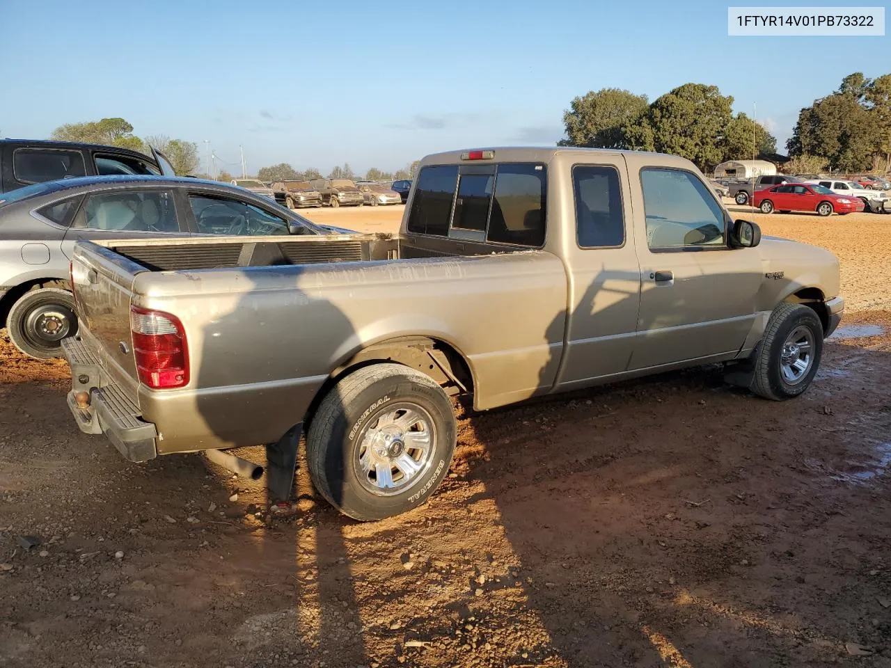 2001 Ford Ranger Super Cab VIN: 1FTYR14V01PB73322 Lot: 77653434