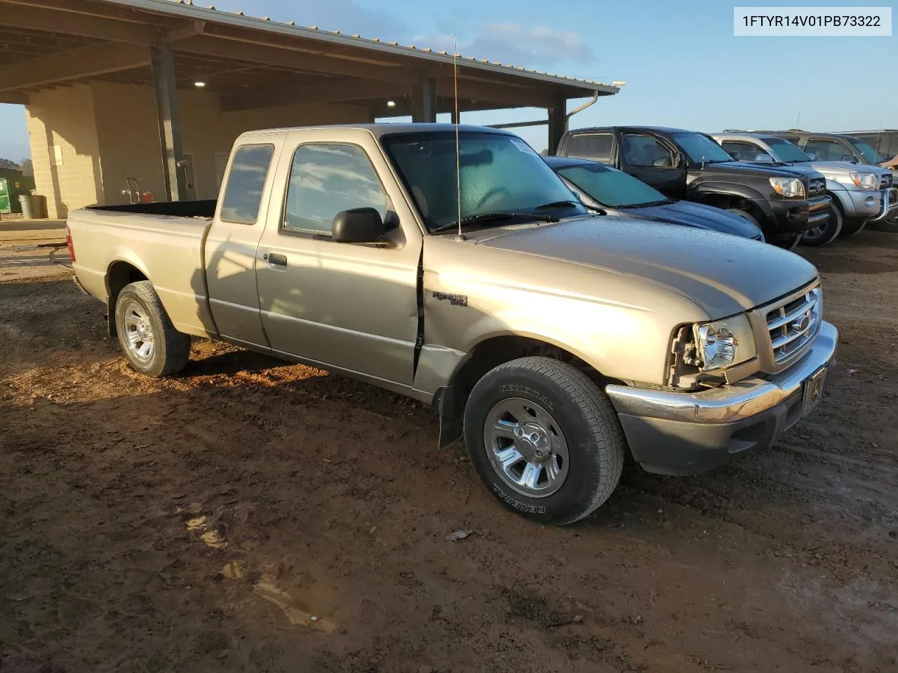 2001 Ford Ranger Super Cab VIN: 1FTYR14V01PB73322 Lot: 77653434