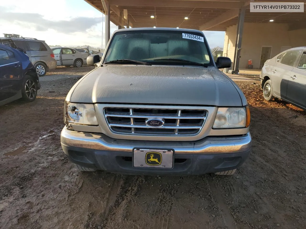 2001 Ford Ranger Super Cab VIN: 1FTYR14V01PB73322 Lot: 77653434