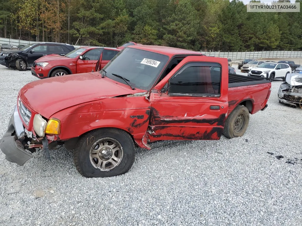 2001 Ford Ranger VIN: 1FTYR10U21TA03466 Lot: 77699284