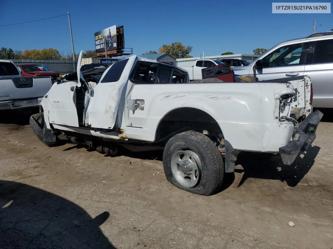 2001 Ford Ranger Super Cab VIN: 1FTZR15U21PA16790 Lot: 77758804