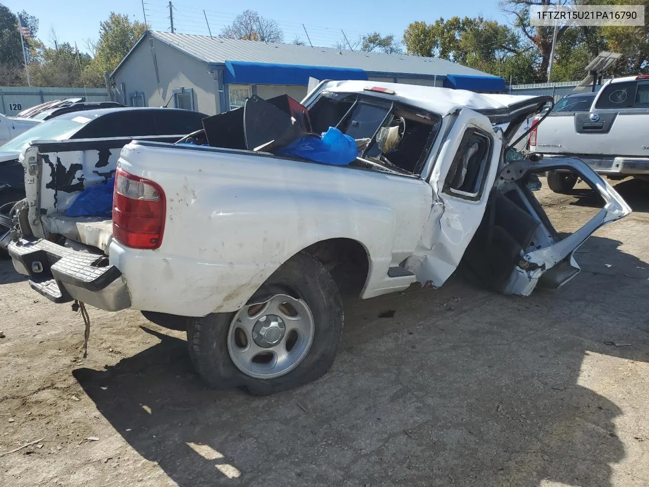 2001 Ford Ranger Super Cab VIN: 1FTZR15U21PA16790 Lot: 77758804