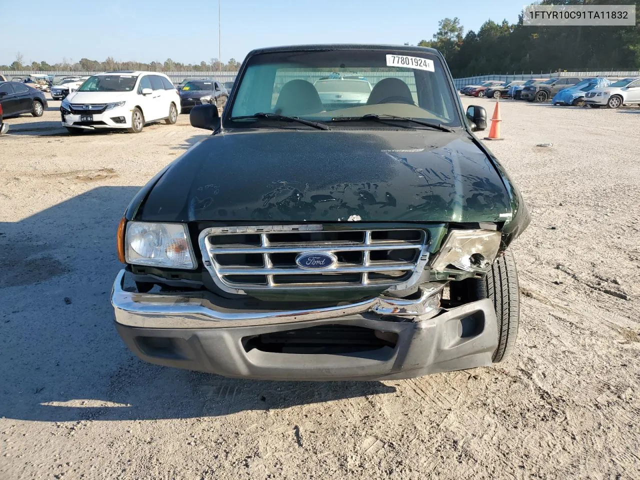 2001 Ford Ranger VIN: 1FTYR10C91TA11832 Lot: 77801924