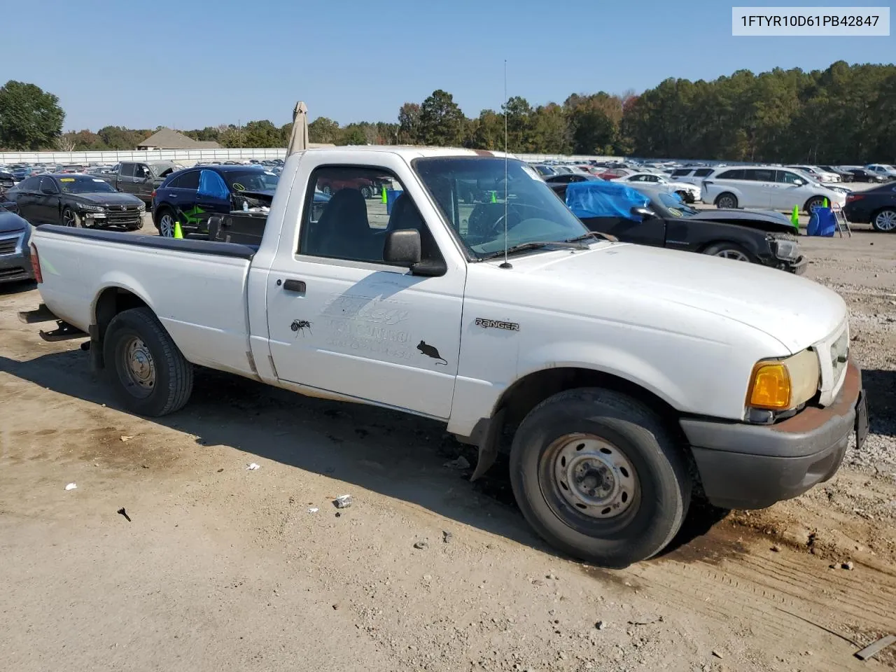 2001 Ford Ranger VIN: 1FTYR10D61PB42847 Lot: 77931884