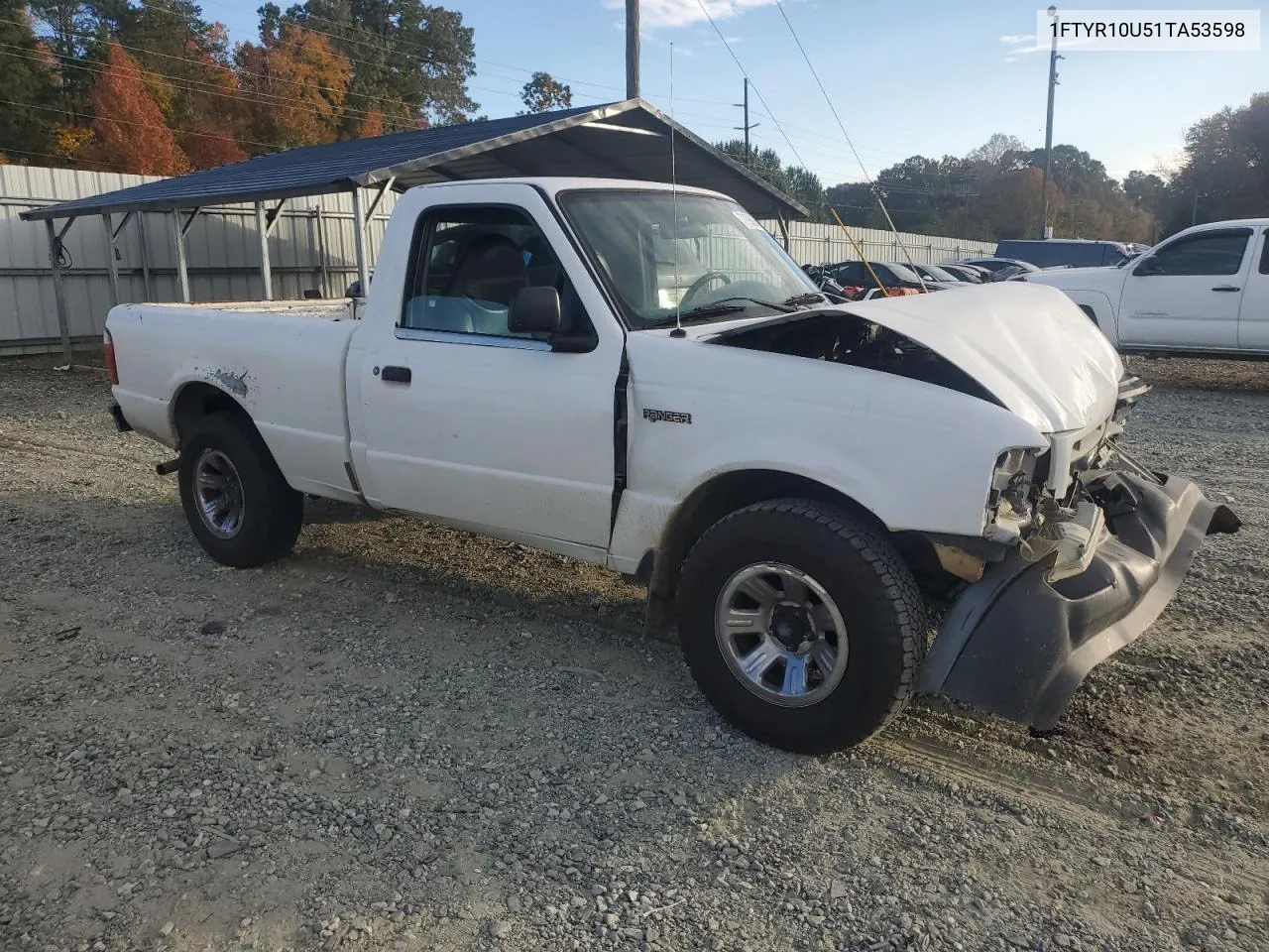 2001 Ford Ranger VIN: 1FTYR10U51TA53598 Lot: 77990904