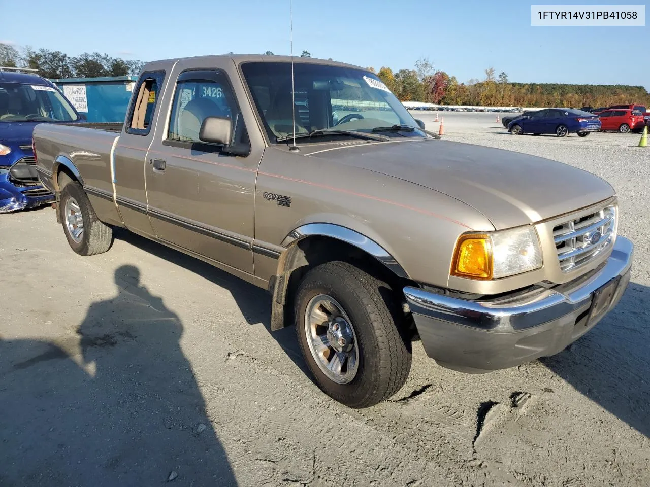 2001 Ford Ranger Super Cab VIN: 1FTYR14V31PB41058 Lot: 78063934