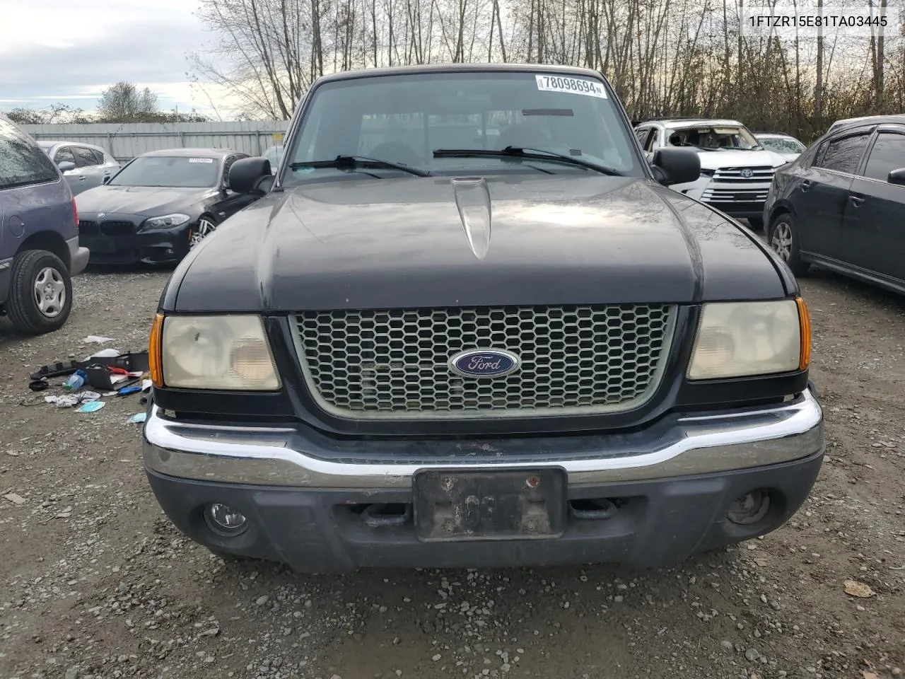 2001 Ford Ranger Super Cab VIN: 1FTZR15E81TA03445 Lot: 78098694