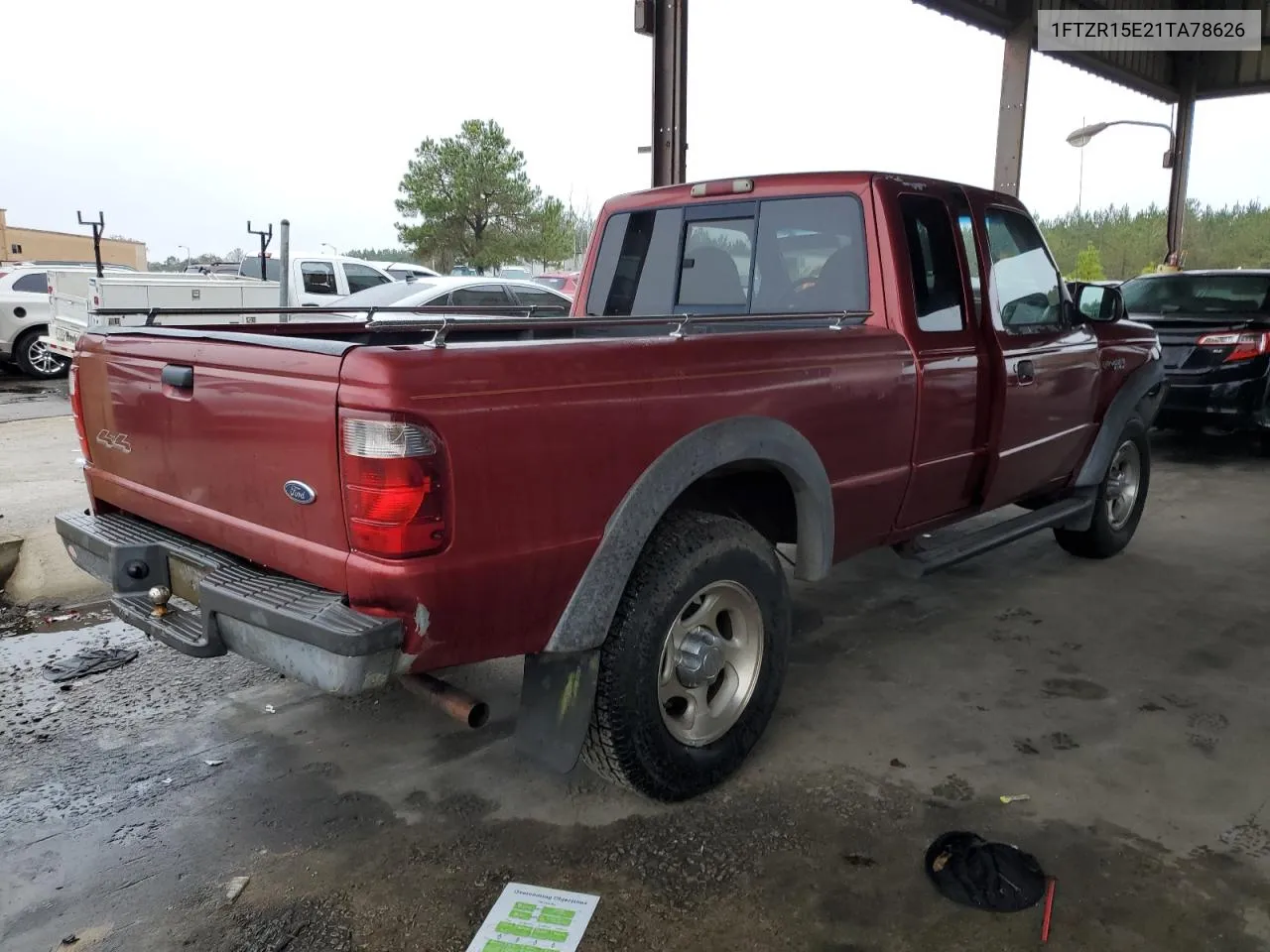 2001 Ford Ranger Super Cab VIN: 1FTZR15E21TA78626 Lot: 78507474