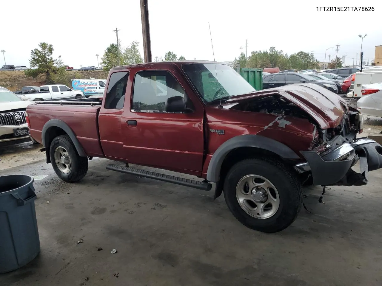 2001 Ford Ranger Super Cab VIN: 1FTZR15E21TA78626 Lot: 78507474