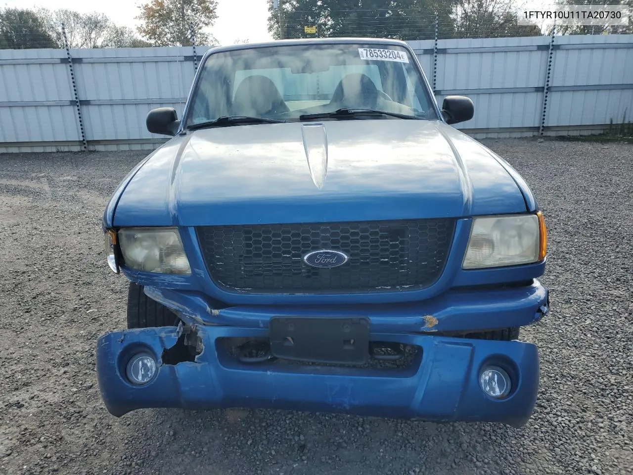 2001 Ford Ranger VIN: 1FTYR10U11TA20730 Lot: 78533204