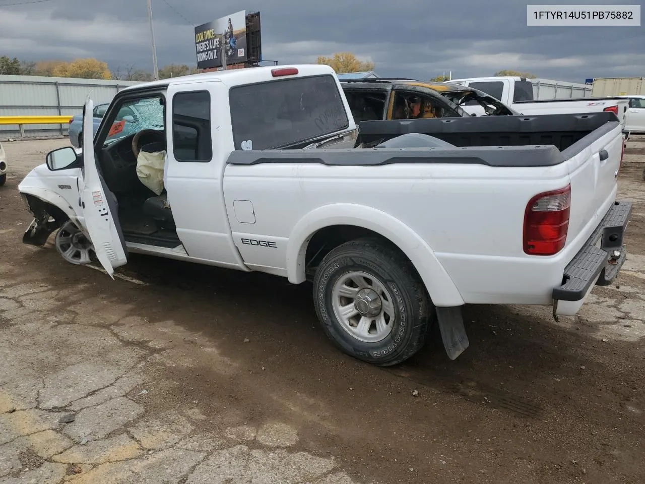 2001 Ford Ranger Super Cab VIN: 1FTYR14U51PB75882 Lot: 78868664