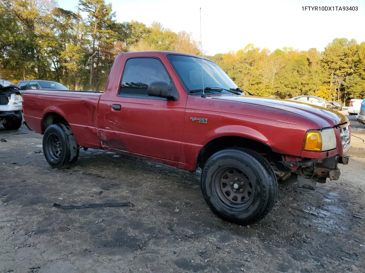 2001 Ford Ranger VIN: 1FTYR10DX1TA93403 Lot: 79127184