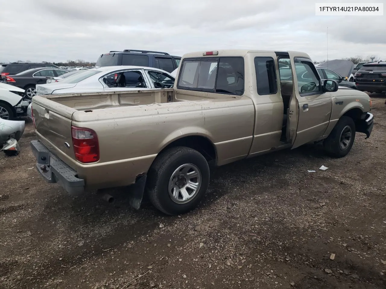 2001 Ford Ranger Super Cab VIN: 1FTYR14U21PA80034 Lot: 79795514