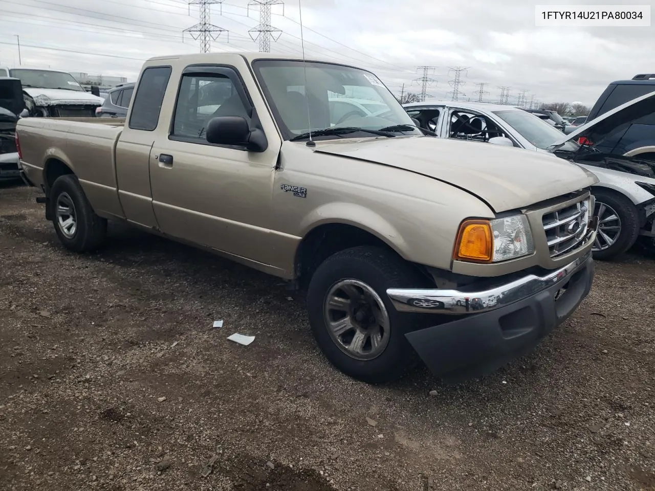 2001 Ford Ranger Super Cab VIN: 1FTYR14U21PA80034 Lot: 79795514