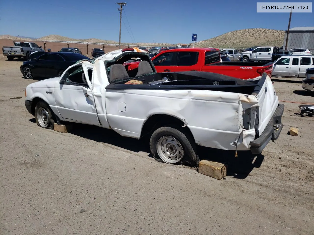 2002 Ford Ranger VIN: 1FTYR10U72PB17120 Lot: 53268084