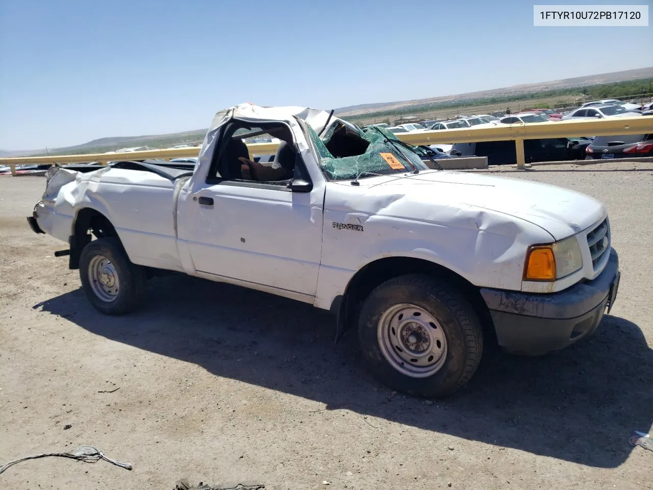 2002 Ford Ranger VIN: 1FTYR10U72PB17120 Lot: 53268084