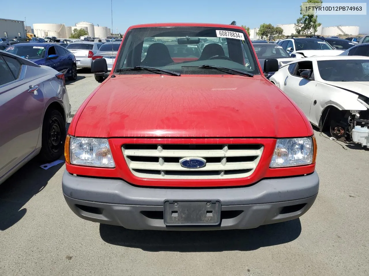 2002 Ford Ranger VIN: 1FTYR10D12PB74963 Lot: 60878834