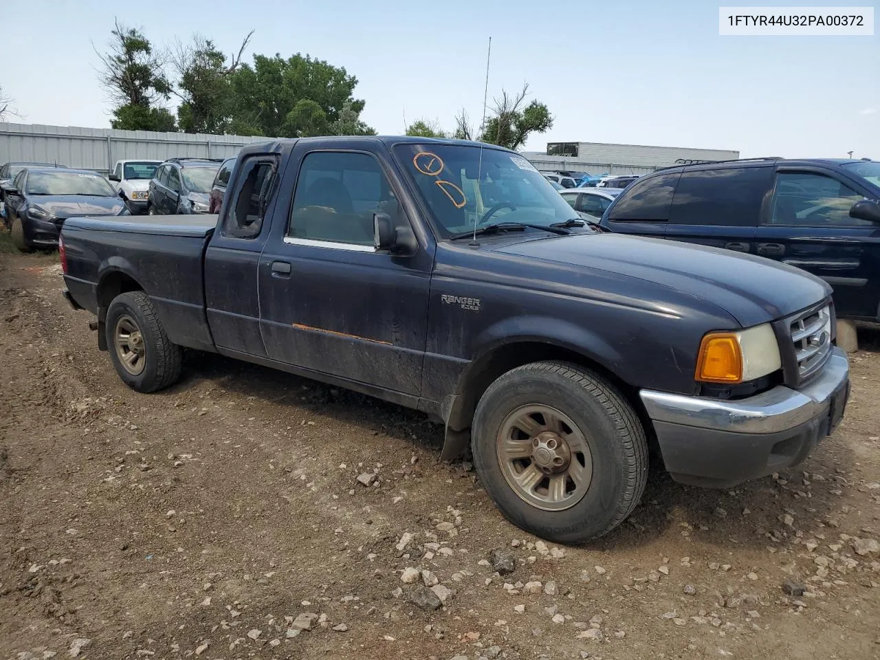 2002 Ford Ranger Super Cab VIN: 1FTYR44U32PA00372 Lot: 62675144