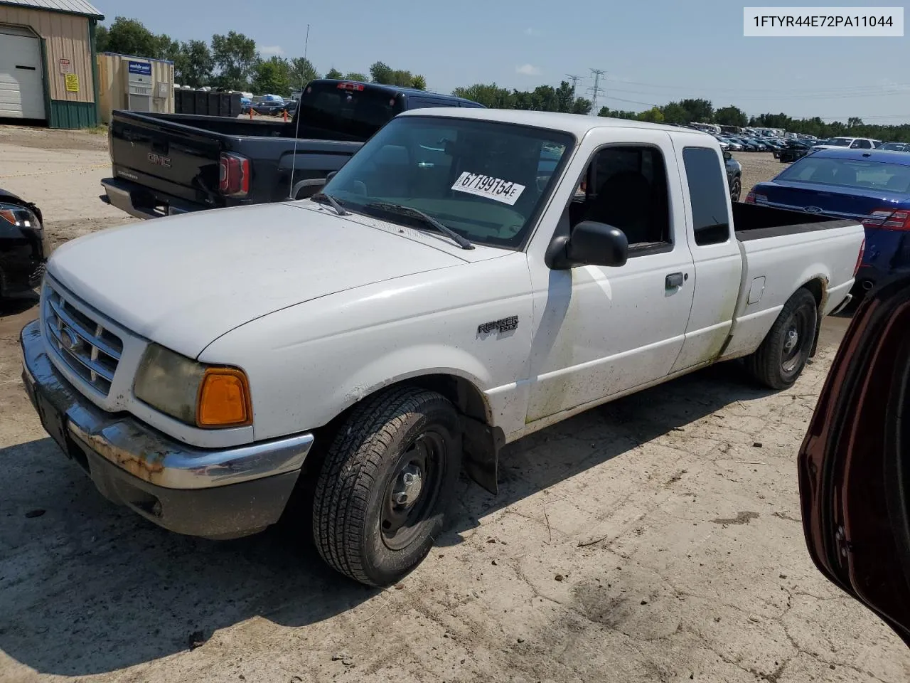 2002 Ford Ranger Super Cab VIN: 1FTYR44E72PA11044 Lot: 67199154