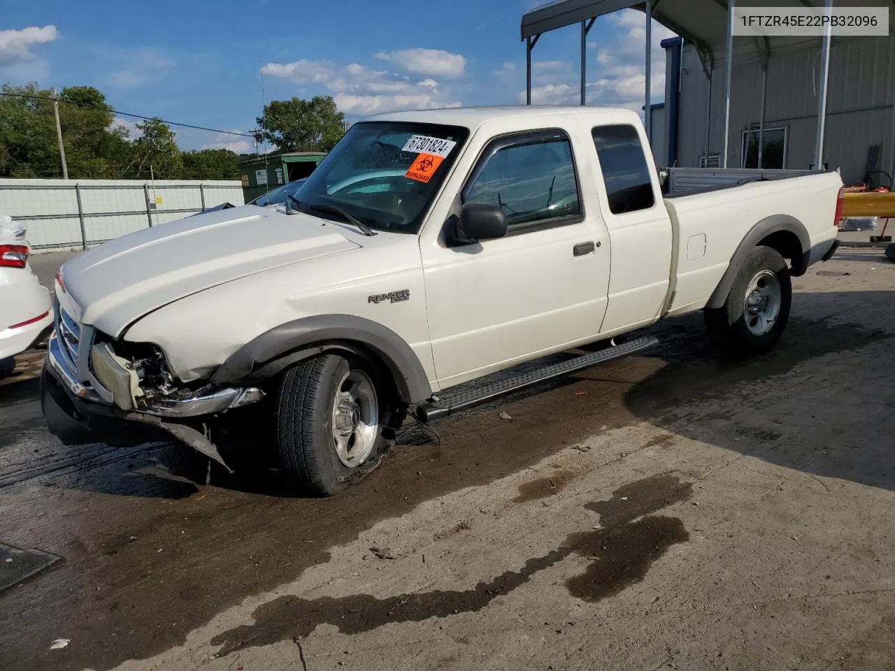 2002 Ford Ranger Super Cab VIN: 1FTZR45E22PB32096 Lot: 67301824