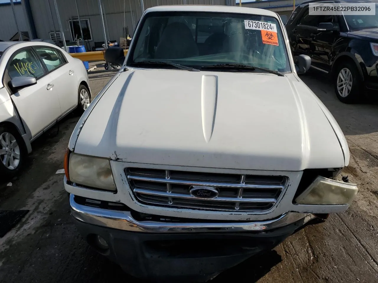 2002 Ford Ranger Super Cab VIN: 1FTZR45E22PB32096 Lot: 67301824