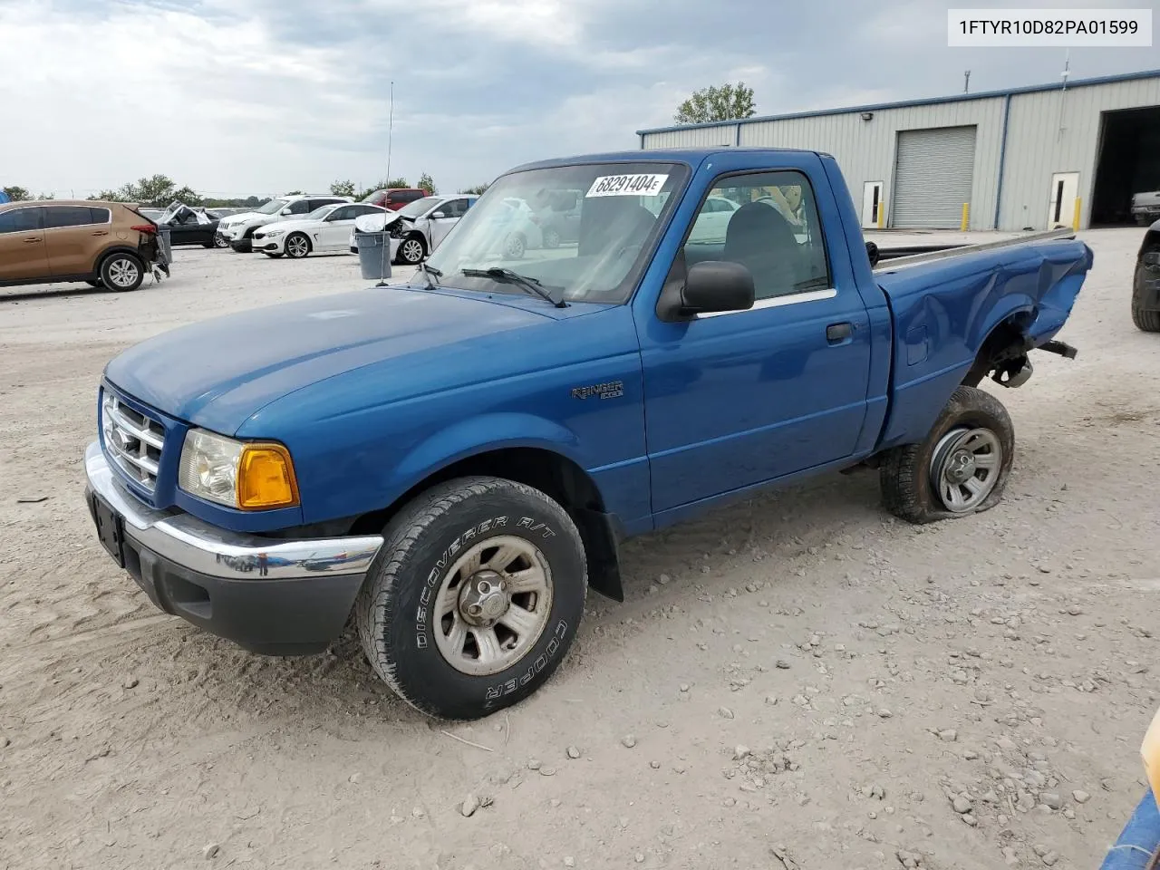 2002 Ford Ranger VIN: 1FTYR10D82PA01599 Lot: 68291404