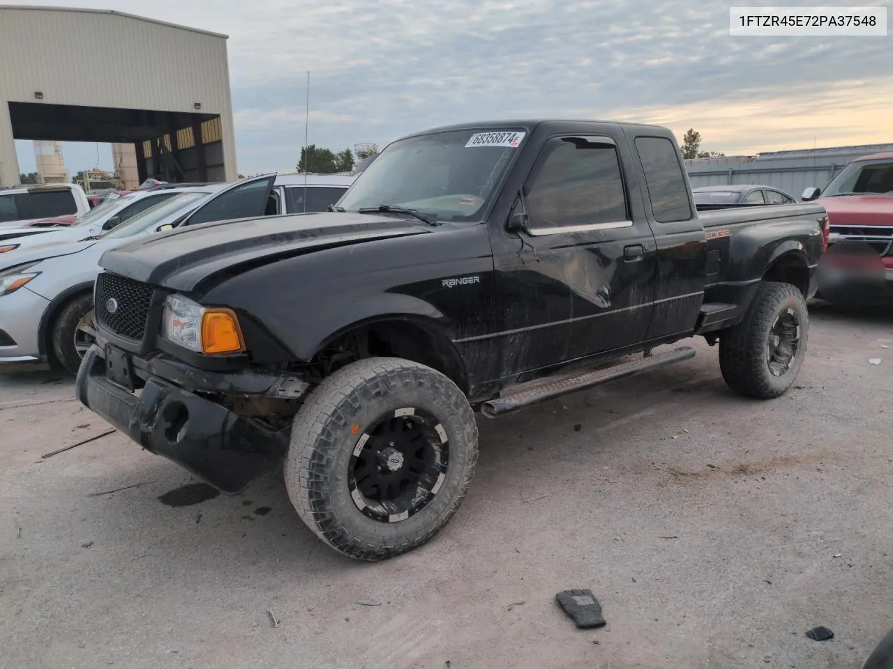 2002 Ford Ranger Super Cab VIN: 1FTZR45E72PA37548 Lot: 68358874