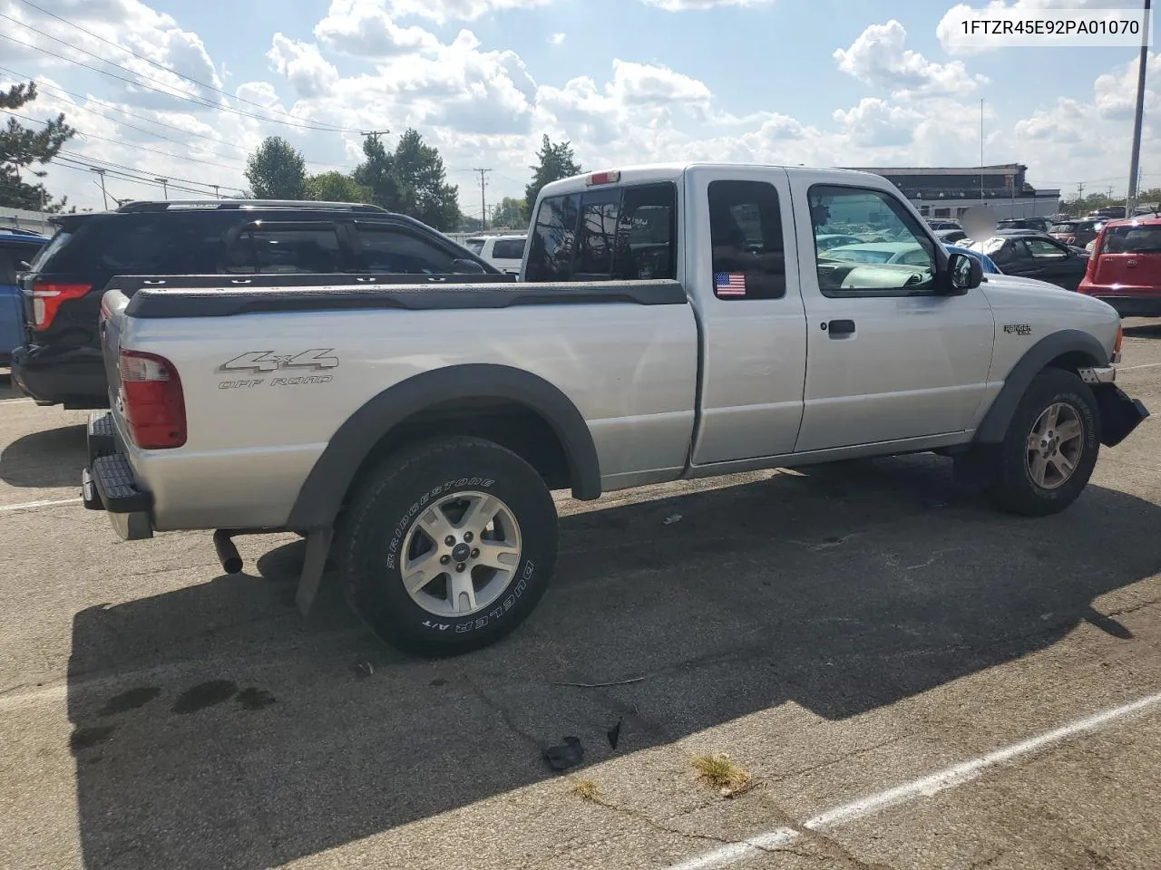 2002 Ford Ranger Super Cab VIN: 1FTZR45E92PA01070 Lot: 70037534