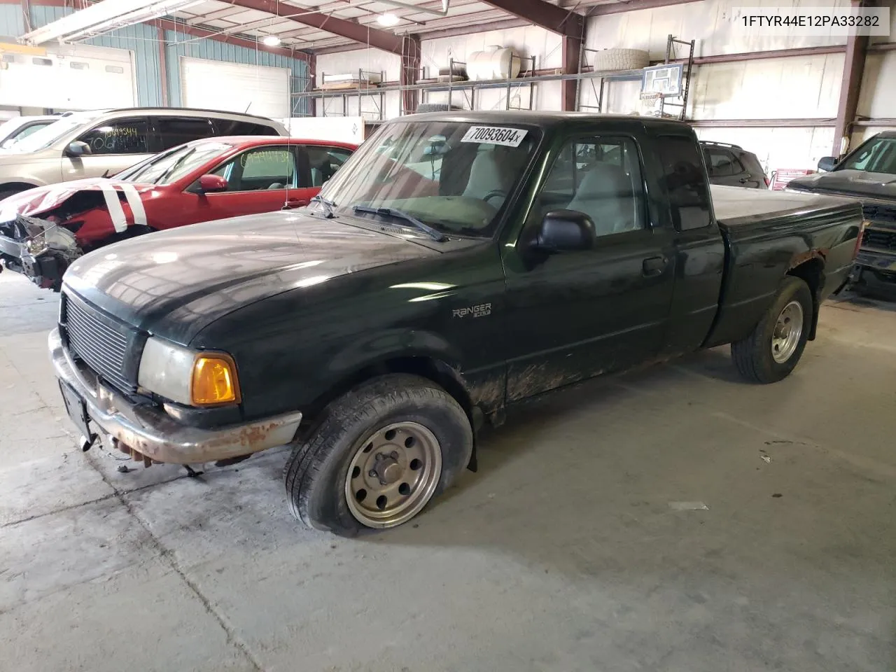 2002 Ford Ranger Super Cab VIN: 1FTYR44E12PA33282 Lot: 70093604