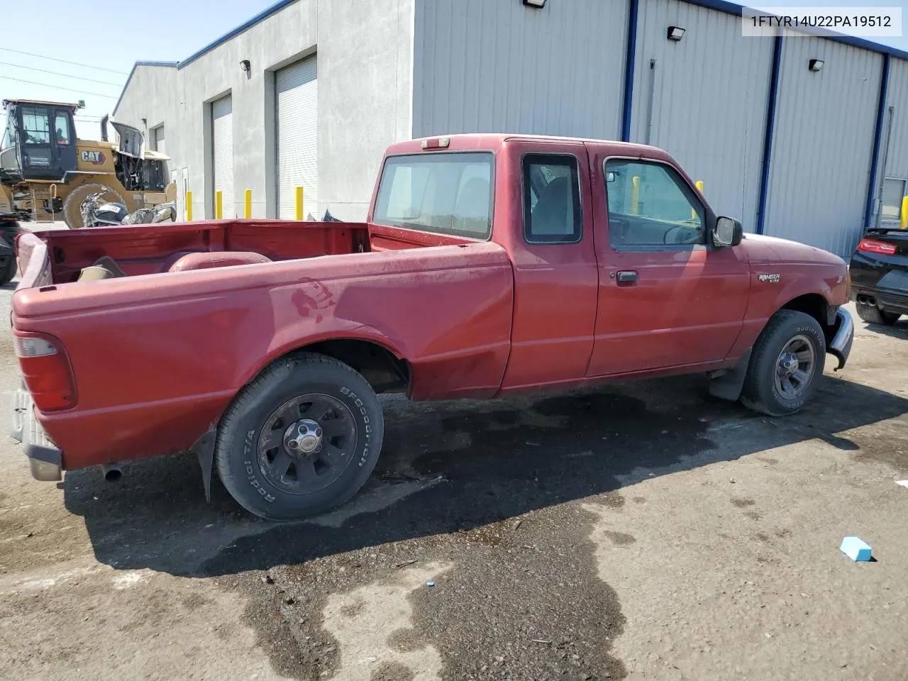 2002 Ford Ranger Super Cab VIN: 1FTYR14U22PA19512 Lot: 70711904