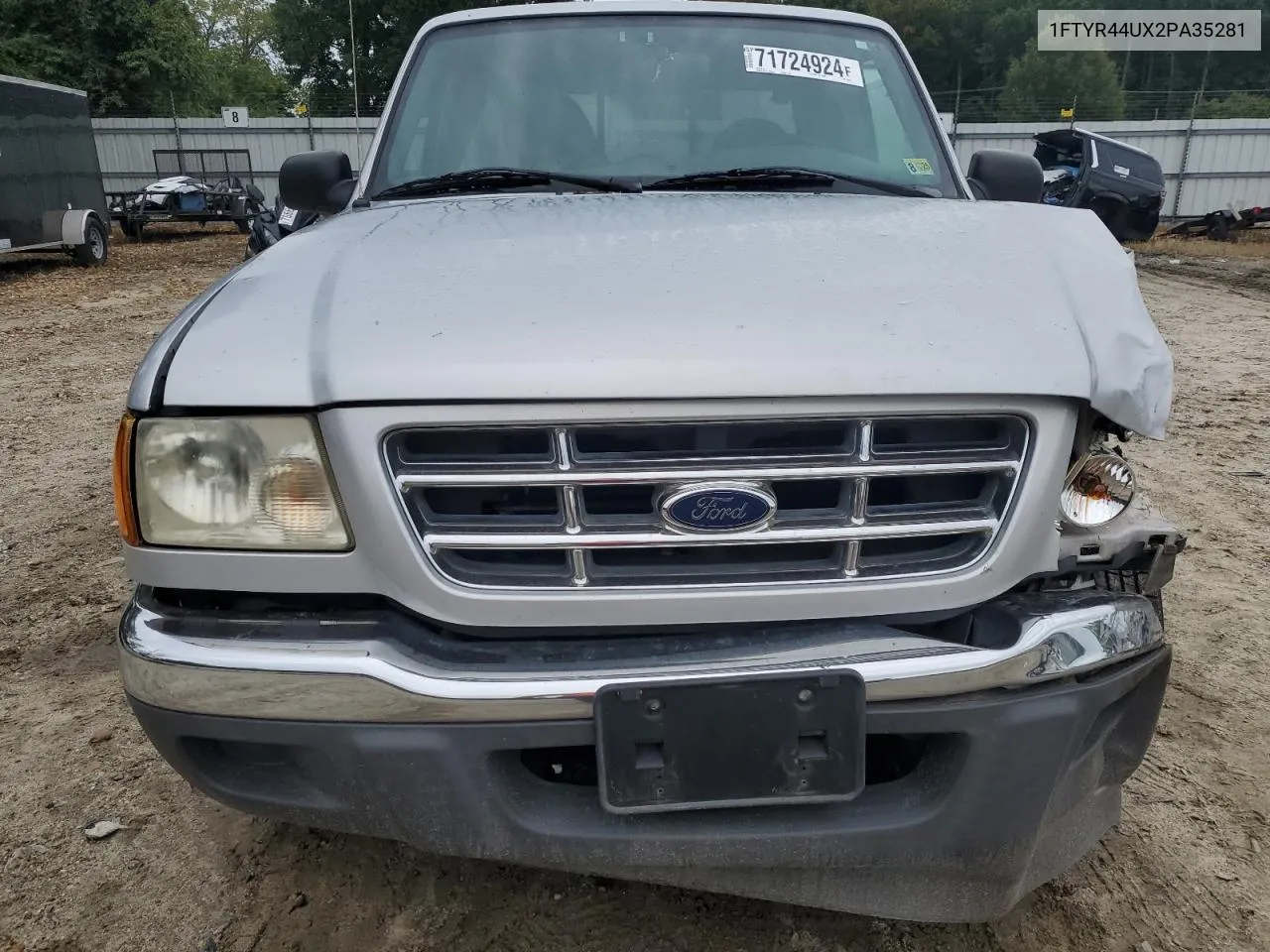 2002 Ford Ranger Super Cab VIN: 1FTYR44UX2PA35281 Lot: 71724924