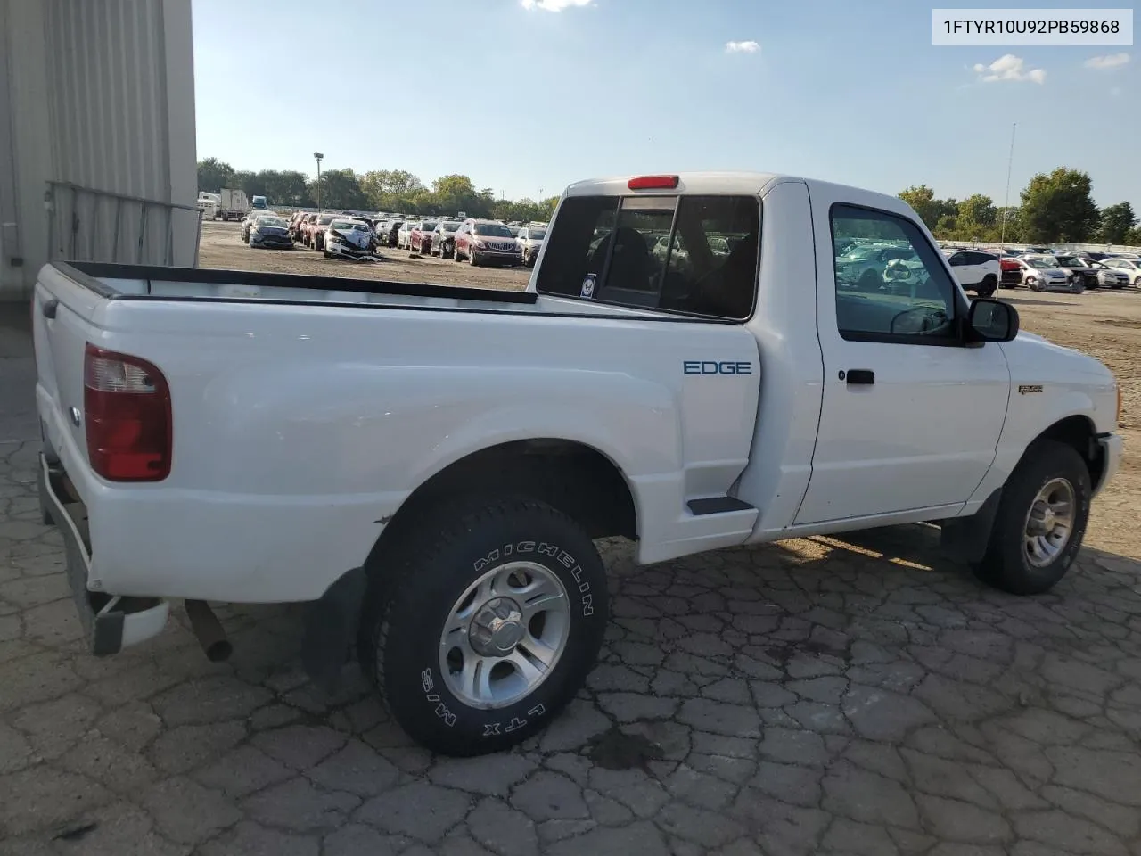 2002 Ford Ranger VIN: 1FTYR10U92PB59868 Lot: 72191024