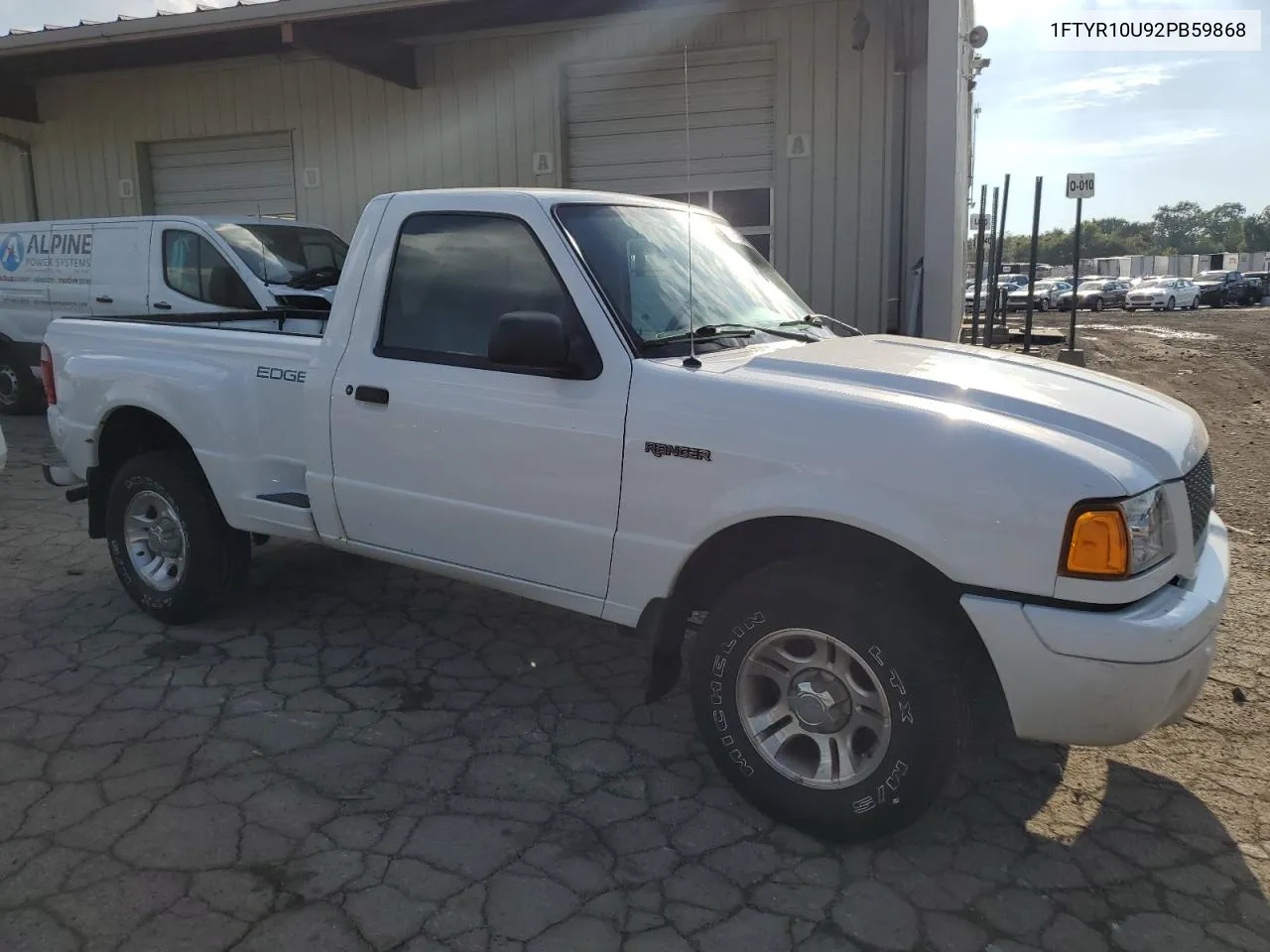 2002 Ford Ranger VIN: 1FTYR10U92PB59868 Lot: 72191024