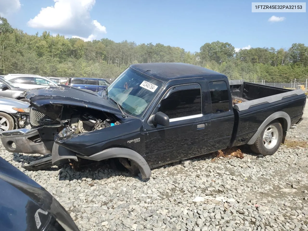 2002 Ford Ranger Super Cab VIN: 1FTZR45E32PA32153 Lot: 72345754