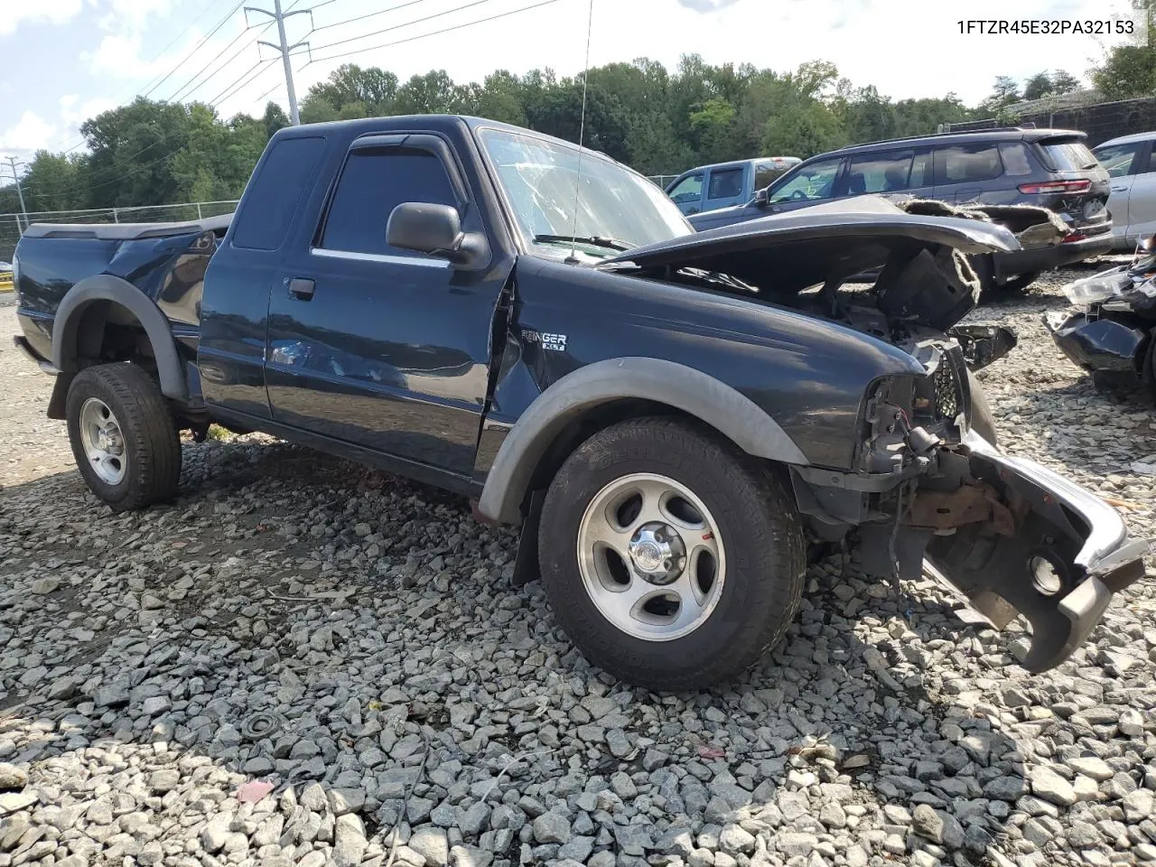 2002 Ford Ranger Super Cab VIN: 1FTZR45E32PA32153 Lot: 72345754