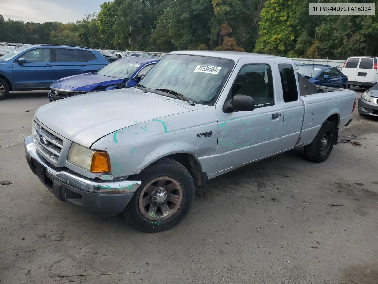 2002 Ford Ranger Super Cab VIN: 1FTYR44U72TA16324 Lot: 72536084