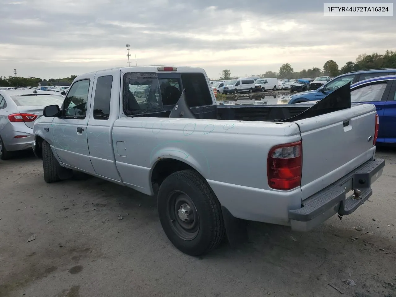 2002 Ford Ranger Super Cab VIN: 1FTYR44U72TA16324 Lot: 72536084