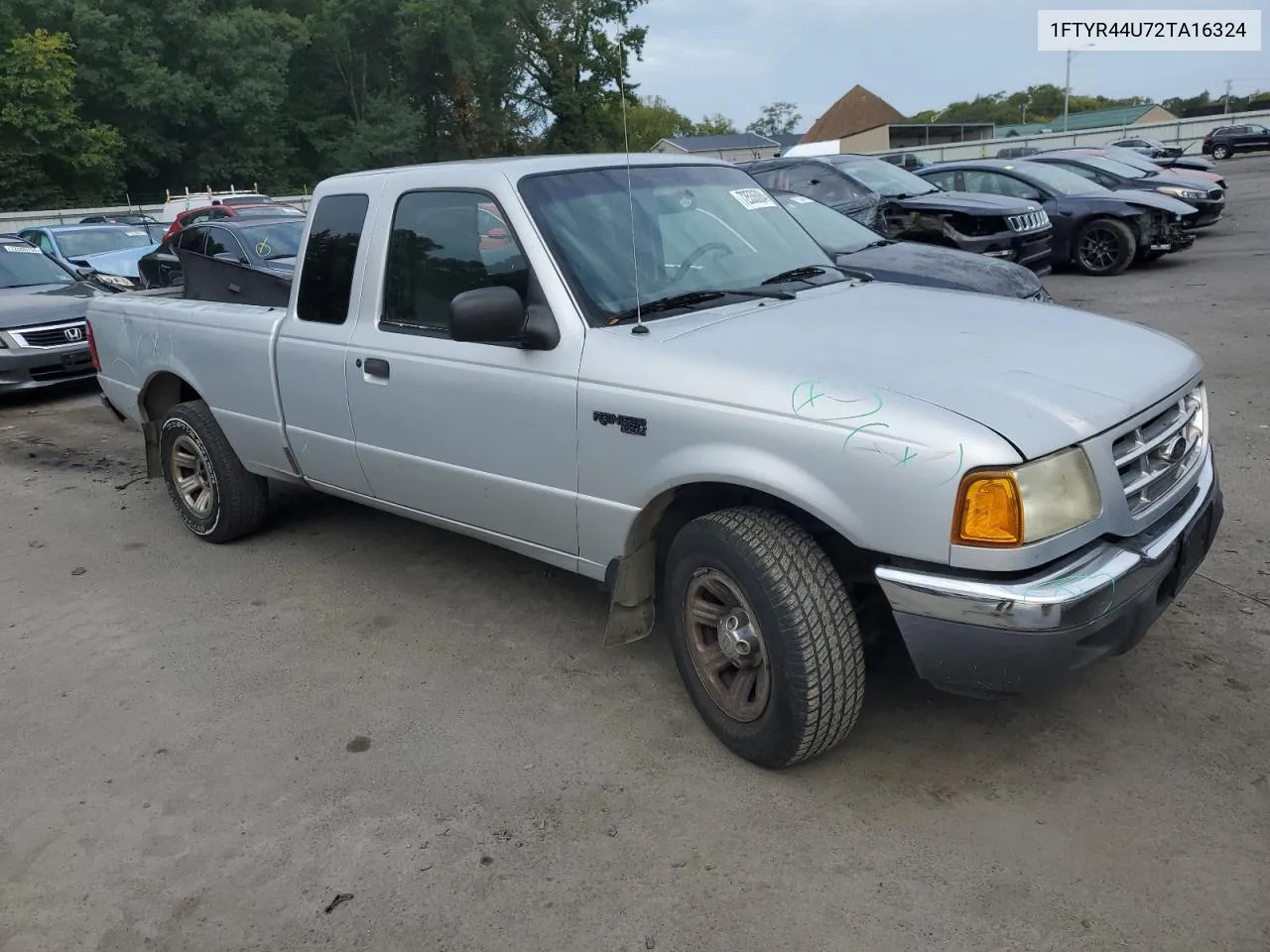 2002 Ford Ranger Super Cab VIN: 1FTYR44U72TA16324 Lot: 72536084