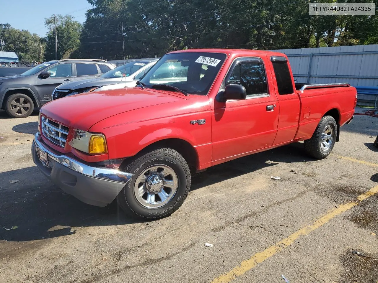 2002 Ford Ranger Super Cab VIN: 1FTYR44U82TA24335 Lot: 72612994