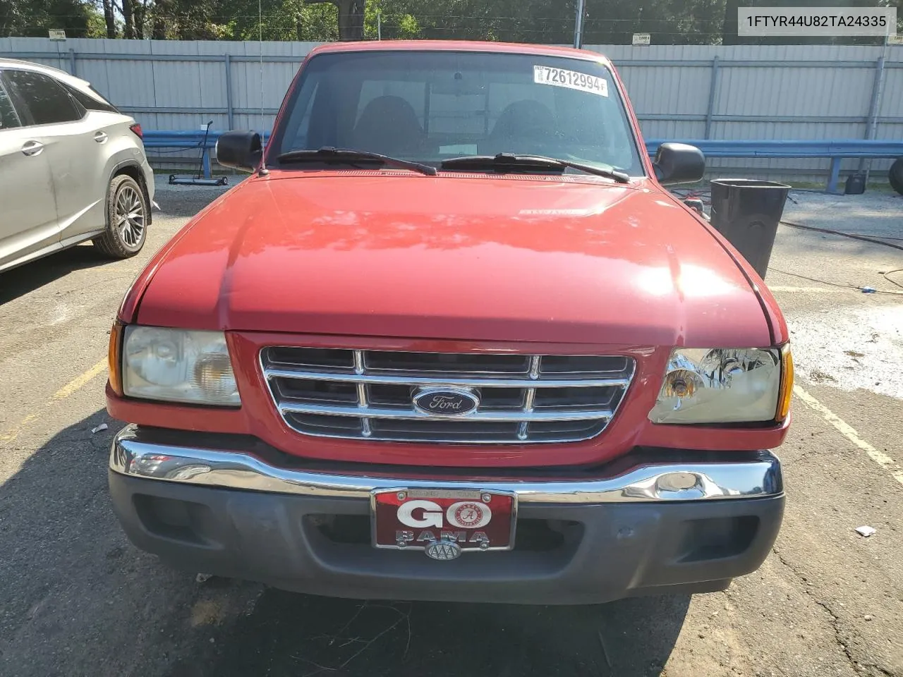 2002 Ford Ranger Super Cab VIN: 1FTYR44U82TA24335 Lot: 72612994