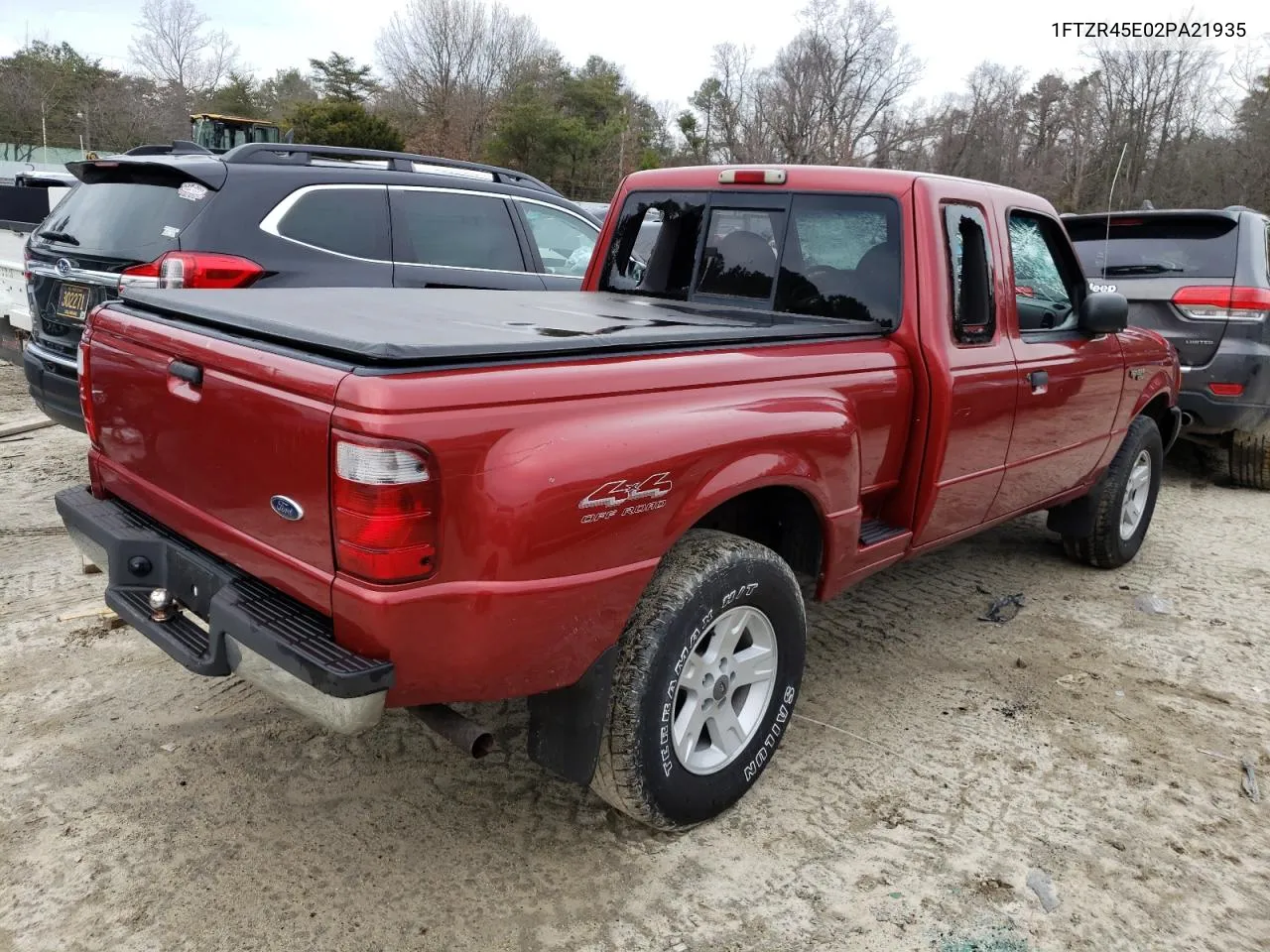 2002 Ford Ranger Super Cab VIN: 1FTZR45E02PA21935 Lot: 72706014