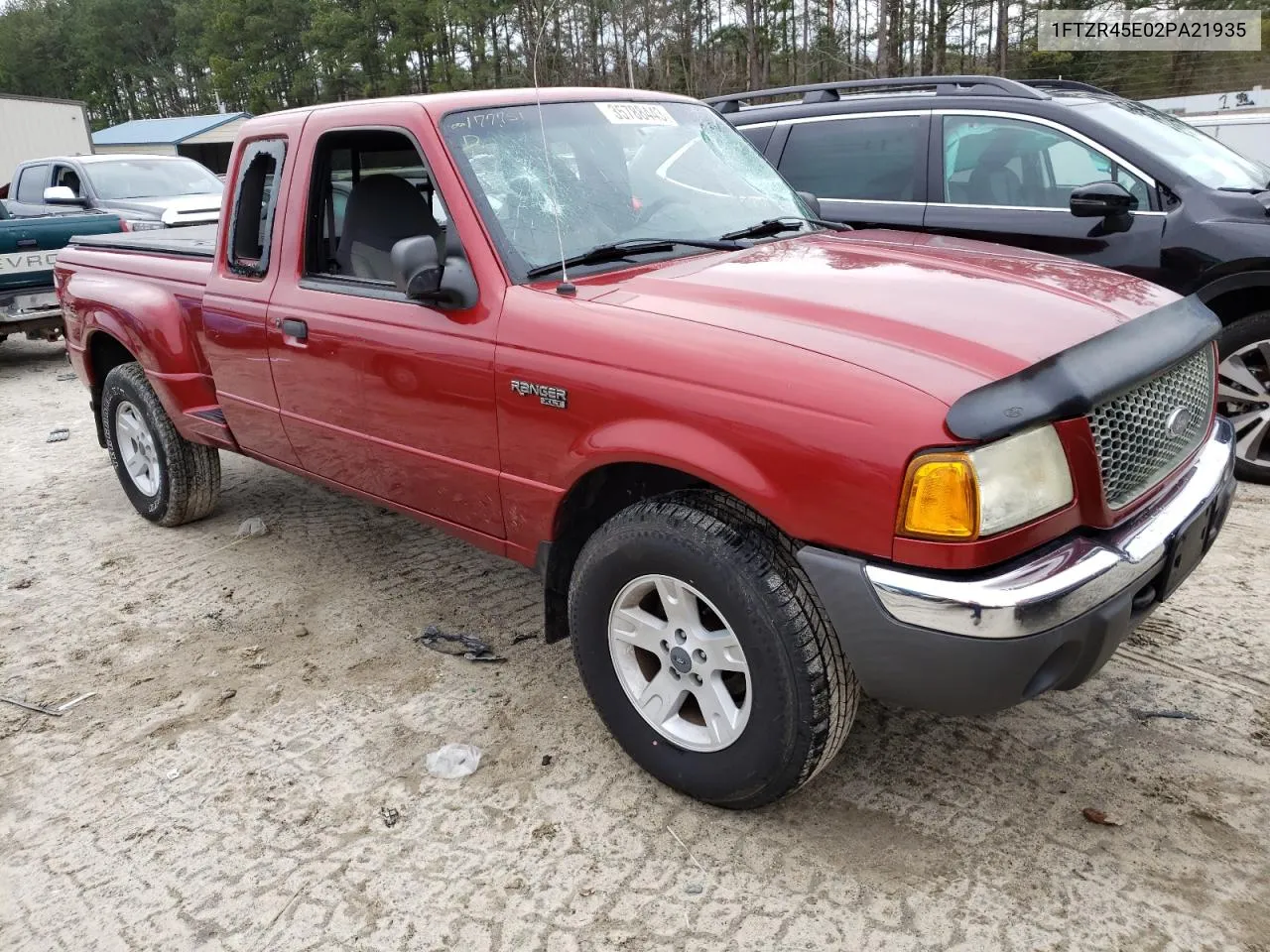 2002 Ford Ranger Super Cab VIN: 1FTZR45E02PA21935 Lot: 72706014