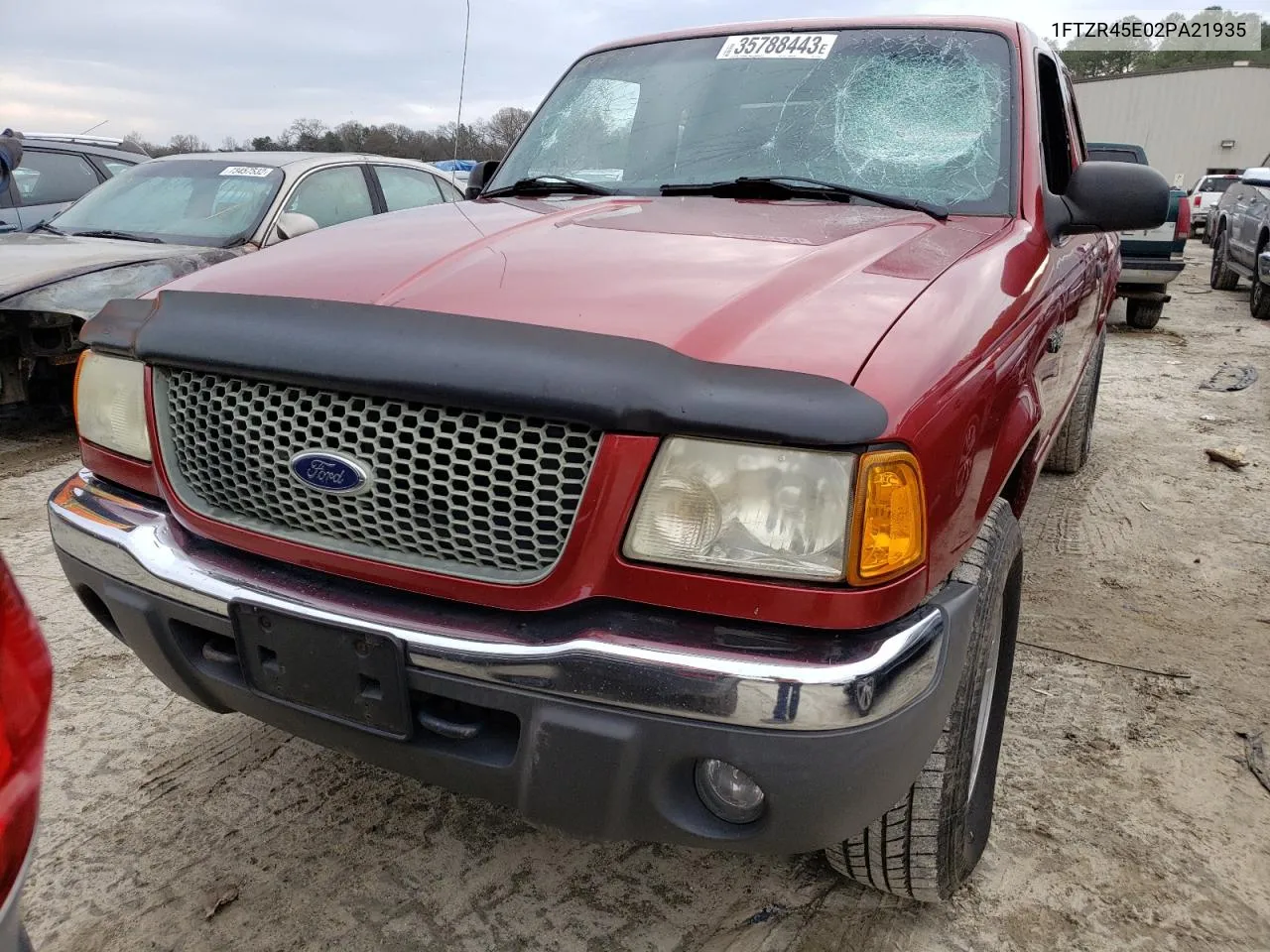 2002 Ford Ranger Super Cab VIN: 1FTZR45E02PA21935 Lot: 72706014