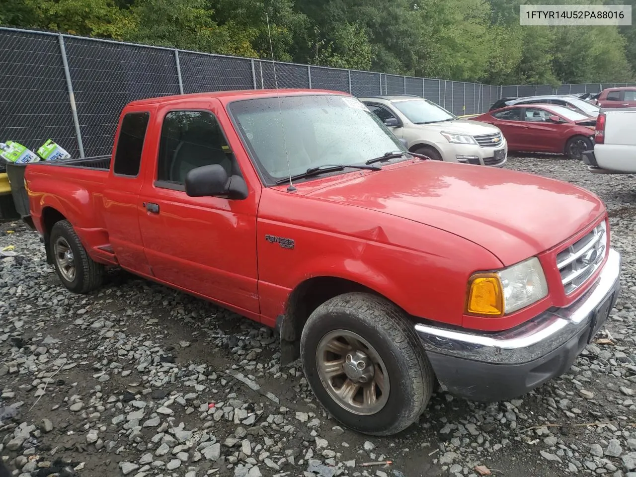 2002 Ford Ranger Super Cab VIN: 1FTYR14U52PA88016 Lot: 72751324