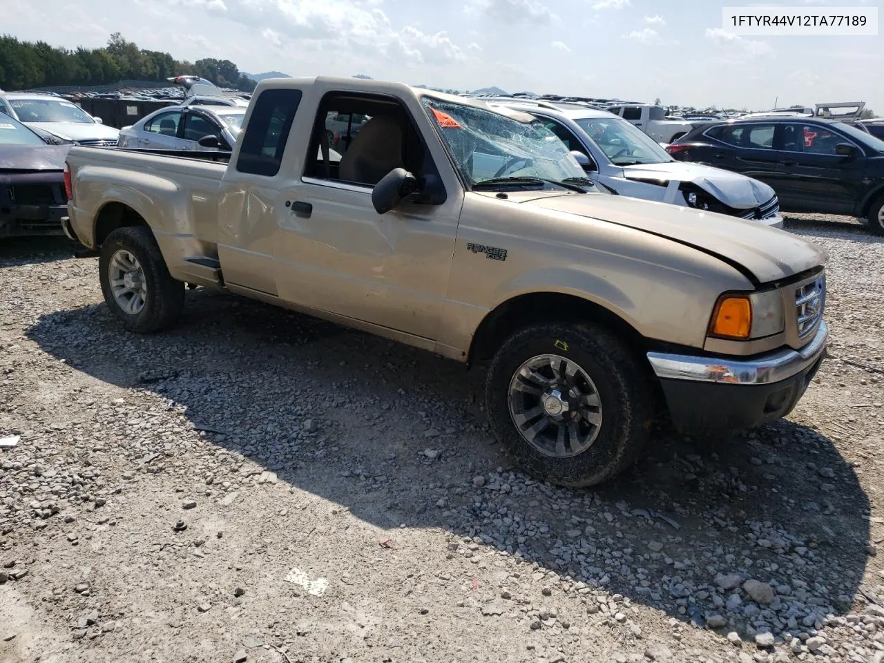 2002 Ford Ranger Super Cab VIN: 1FTYR44V12TA77189 Lot: 72802854